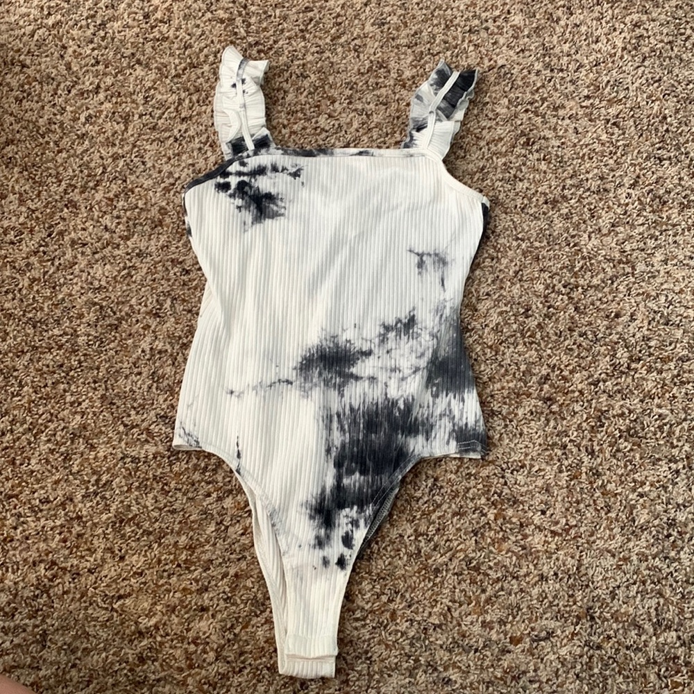 NWT Ribbed Tie Dye Bodysuit